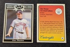 U Pick from 10 Different Jim Thome Oddball items 1992-2003