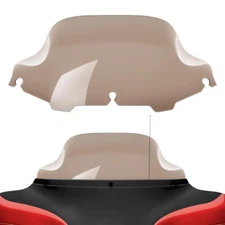 Smoke 8 Inch Windshield Windscreen for Harley Touring Street Glide Electra Glide