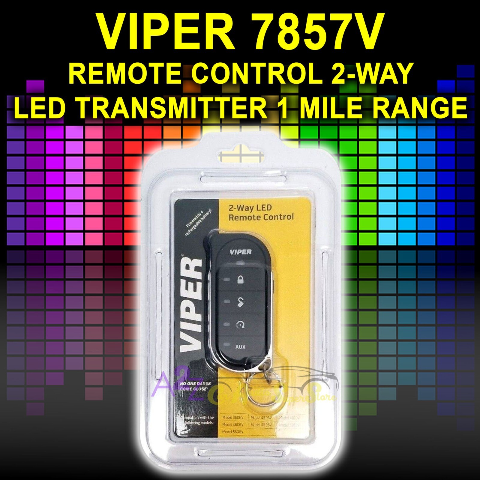 VIPER 7857V 2WAY LED REMOTE CONTROL WITH A RECHARGEABLE BATTERY 5