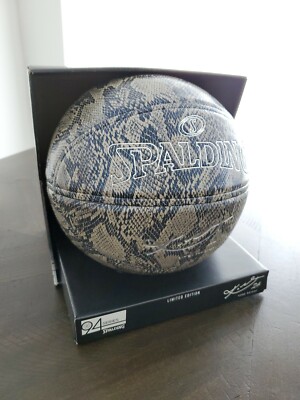 Spalding Kobe Bryant 94 Series 24K Silver Snake Basketball 24K *IN