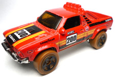 2012 HOT WHEELS SUBARU BRAT 4X4 200 RED 1:64 DIECAST 2.75" OFF ROAD RACE PICKUP
