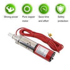 200W Solar Submersible Pump Kit 12V DC Deep Water Well Hand Pump Alternative