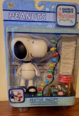 Sealed NIB Memory LANE 2004 FESTIVE Snoopy CHRISTMAS Decorations LIGHTS playset