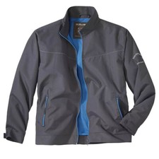 Mens Windbreakers Rain Jacket Waterproof Casual Plain Top Full Zip Coat S - 3XL
