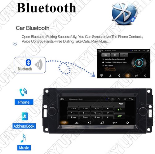 6.8'' 1G+16GB Android 13 Car Stereo Radio GPS Navigation For Dodge Chrysler Jeep - Picture 21 of 23