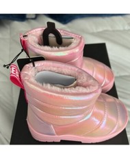 New NIB Bebe Toddler Girls Sz 7 Winter Boots Pink Faux Fur Lined  42