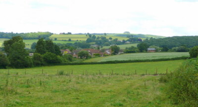 Foto 6x4 Blick auf Lea und May Hill Lea\/SO6521 Blick nach Osten von der Lea c2008