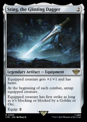 Sting, the Glinting Dagger Universes Beyond: The Lord of the Rings: Tales of...