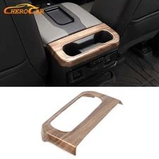 Center Armrest Box Rear Cup Holder Panel Trim Cover For Chevy Silverado 2019-25