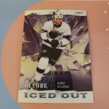 2020-21 Upper Deck Allure Hockey GABE VILARDI Iced Out Insert - LA Kings #IO-18