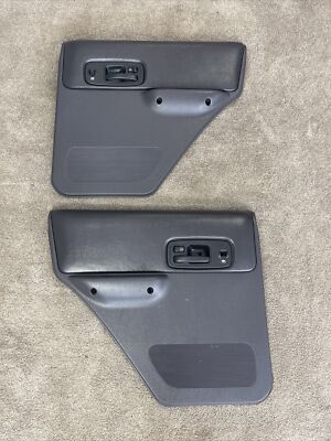 97-01 Jeep Cherokee XJ Sport Classic Set Of Rear Power Door Panels OEM Agate