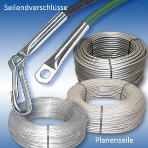 4 X Seilendverschluss Mit Simplexhaken Für 6 Mm Expanderseil Planenseil Seil - Foto 6