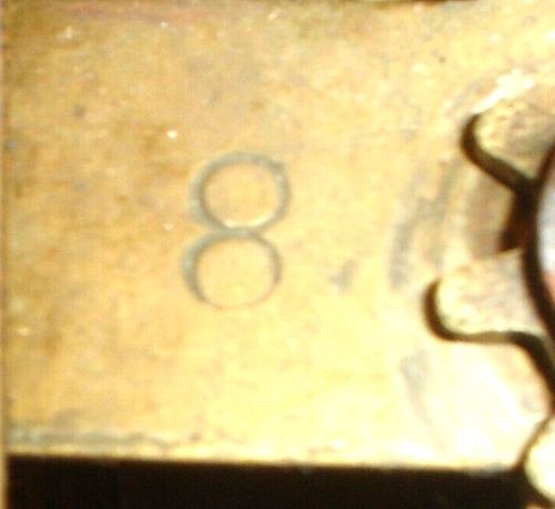 Antique Brass Chinese Parlor, Kitchen, Mantel Clock Movement Chefoo, China c1890 - Picture 4 of 11