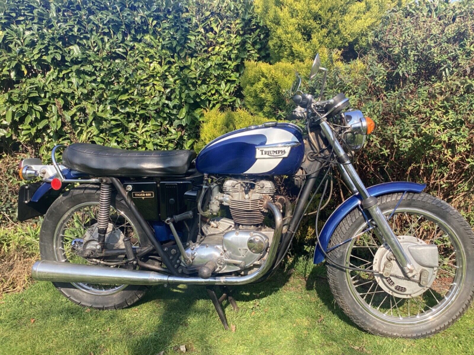 TRIUMPH TIGER 650 TR6R 1972 excellent runner 14500 miles with V5c - Picture 1 of 13