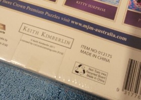 Keith Kimberlin Series Pretty Kitty 1000 Pce 2011 Cat Jigsaw Puzzle New Sealed