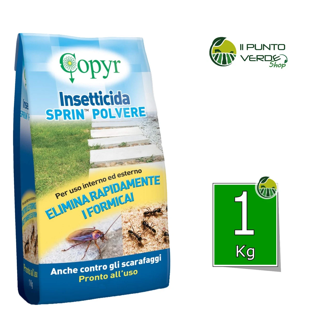 Insetticida In Polvere Romal Dust Per Pulci Zecche Pidocchi Formiche 1kg.1.35.460.gp.18767 - Foto 8