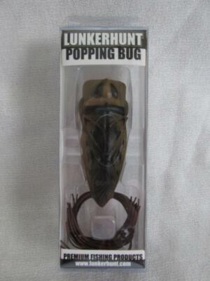 Lunkerhunt Popping Bug - NEW In Pkg - Timber - 2.75''/2oz - Bass/Pike Lure - A