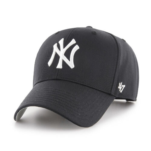 47 Marque MVP New York Yankees Black Kids Curved Visière Cap Snapback - Photo 1 sur 1
