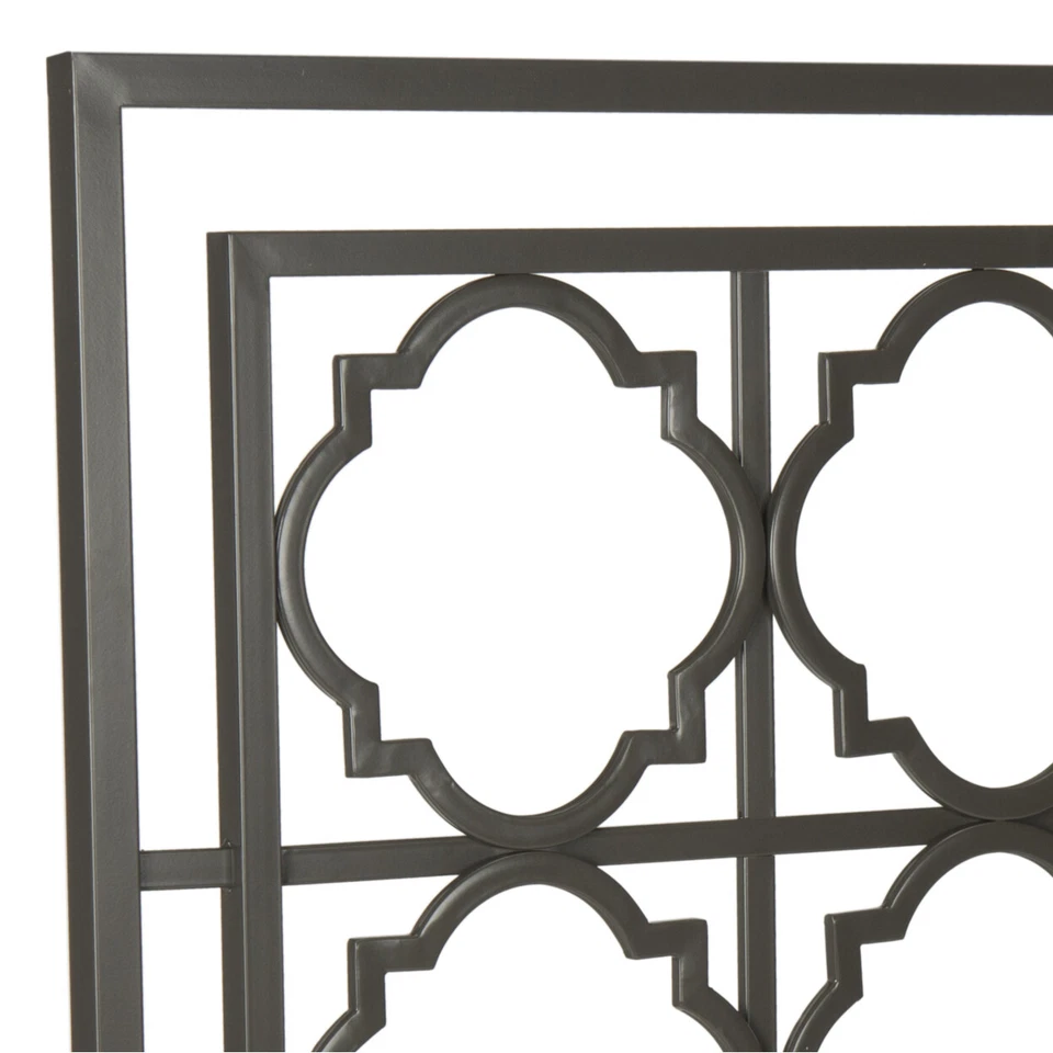 SAFAVIEH Silva Metal Headboard | Gunmetal | Queen | - Image 3 of 4