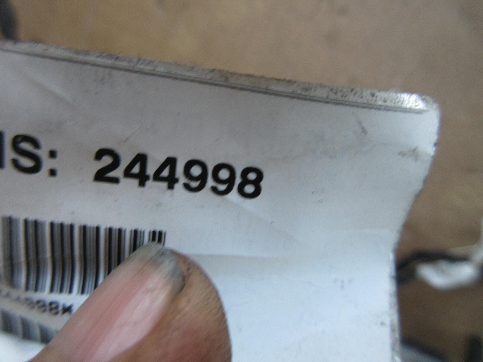 Ferrari California - Luggage Compartment Wire Harness P/N 244998