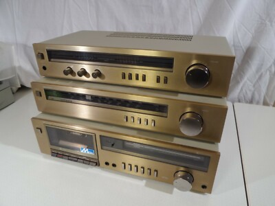 SHARP Vintage Audio Hi-Fi Stereoanlage Verstärker Radio Kassettendeck 80s