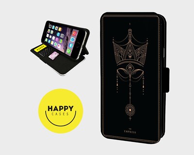 DIE KAISERIN TAROTKARTE - Kunstleder Klapp Handy Hülle Cover - iPhone/Samsung