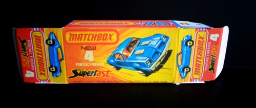 Caja de reproducción de pájaros de fuego Matchbox Superfast No.4 solamente. - Imagen 5 de 6