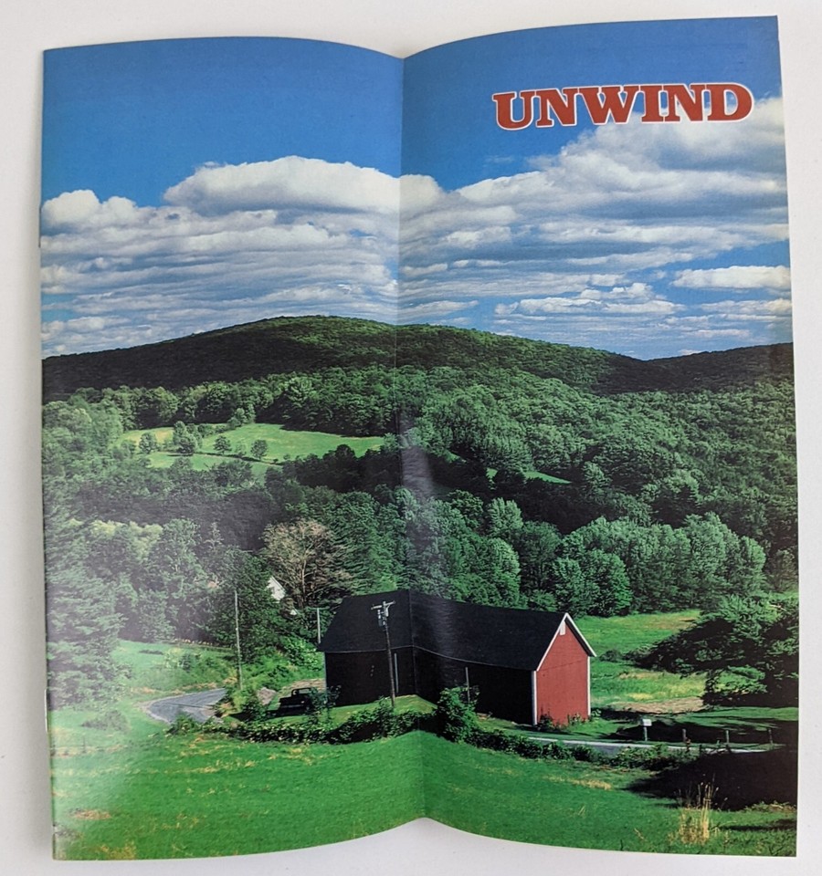 1990s Litchfield Hills Connecticut CT VTG Travel Guide Booklet Lodging