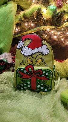 Dr. Seuss How 'Grinch Stole Christmas! Santa Cosplay Mini Backpack G13