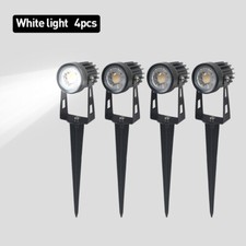 1/4Pcs COB LED Garden Spotlight Path Lawn Outdoor Waterproof Spike Lights 240V