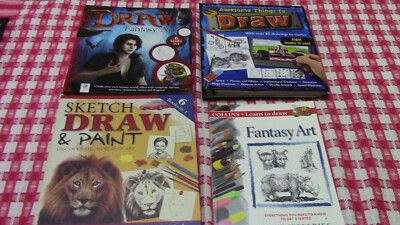 Drawing guides draw fantasy 6 in 1 awesome things to draw 8 in 1 sketch draw etc