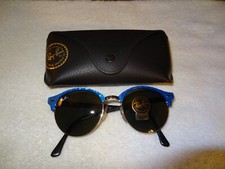Ray-Ban RB 4246 984/30 51 19 145 3N Blue Framed Sunglasses w/ NEW Green Lenses 