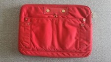 MARC JACOBS Red Laptop Sleeve Fits up to 14 inches USED Small Blemish SEE PHOTOS