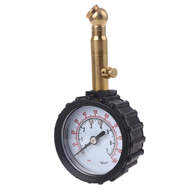 Air Pressure Tire Gauge Calibrated Tire Pressure Gauge with Rubber Hose