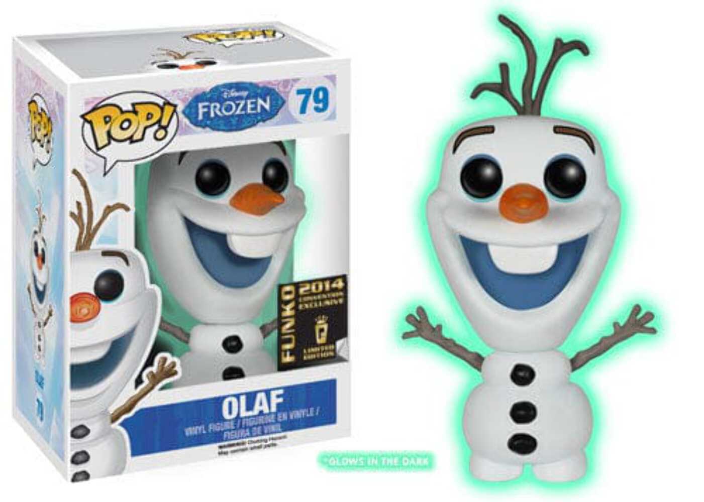 Funko Pop! Disney Frozen Olaf (brillo) compartido exclusivo #79
