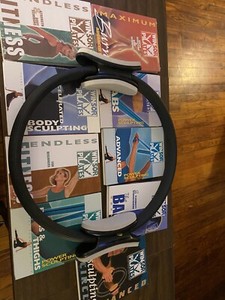 9 DVD’S Stamina AeroPilates Magic Circle for Mat & Reformer Workouts