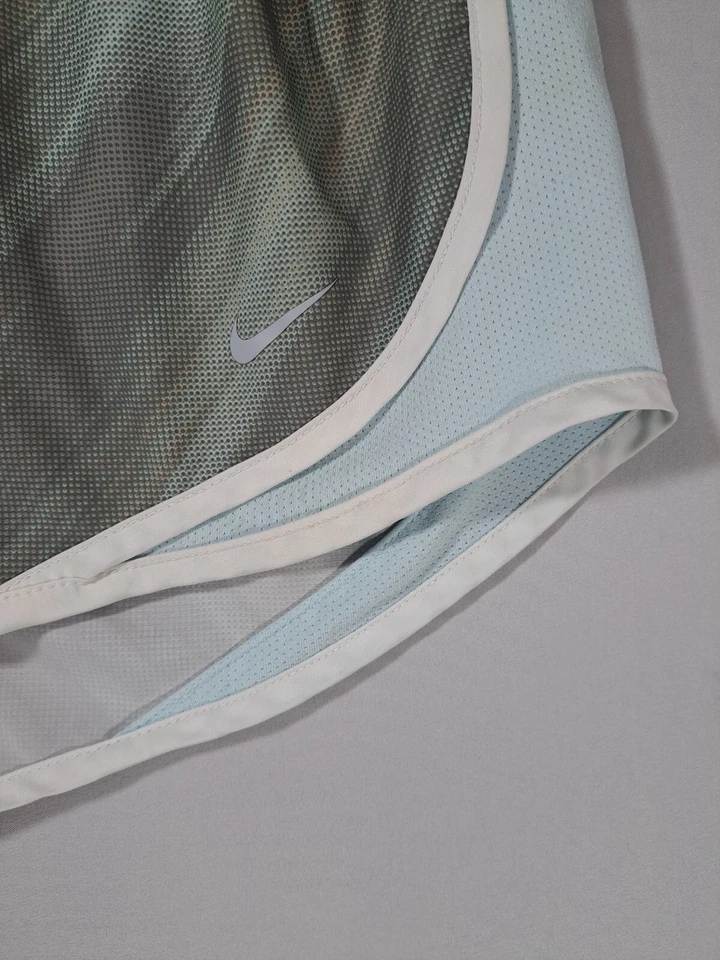 Pantalones Cortos para Correr Nike Dry Dri-fit Temp Forrados para Mujer Talla M 831290-003 Verde Azul Foto 2 de 4