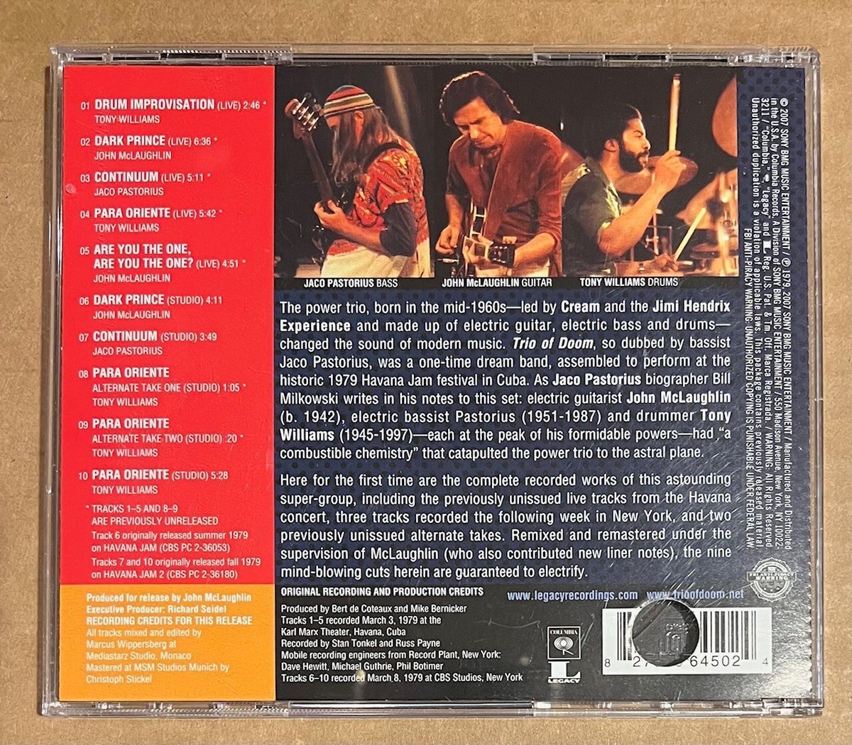 【OnOFF】Jaco Pastorius–Full Comp S 3CD Jaco Pastorius - Jaco Pastorius - Amazon.com Music
