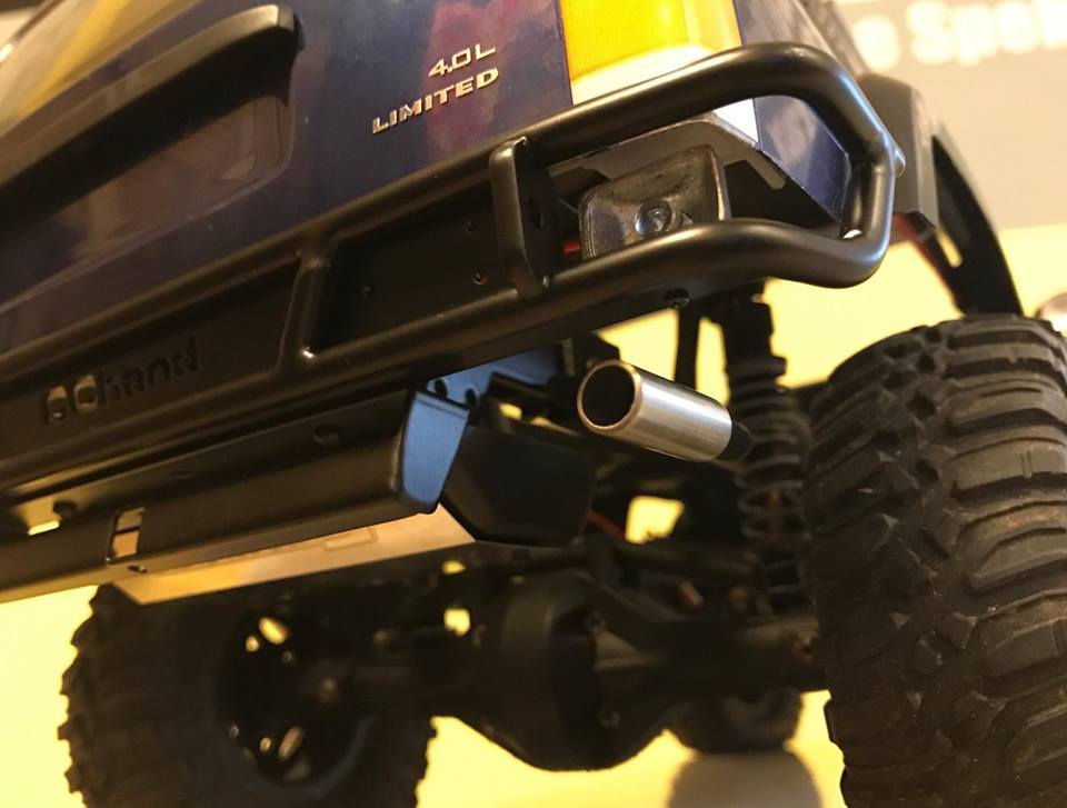 CrazyRacer Edelstahl-Akkuhalterung Für Axial SCX10 II (AX90046, AX90047) - Verlagerung & Erweiterung