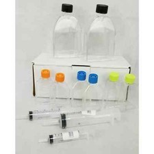 Kids Play Science Laboratory Corning Bottles Syringes 11 pc Set Pretend STEM
