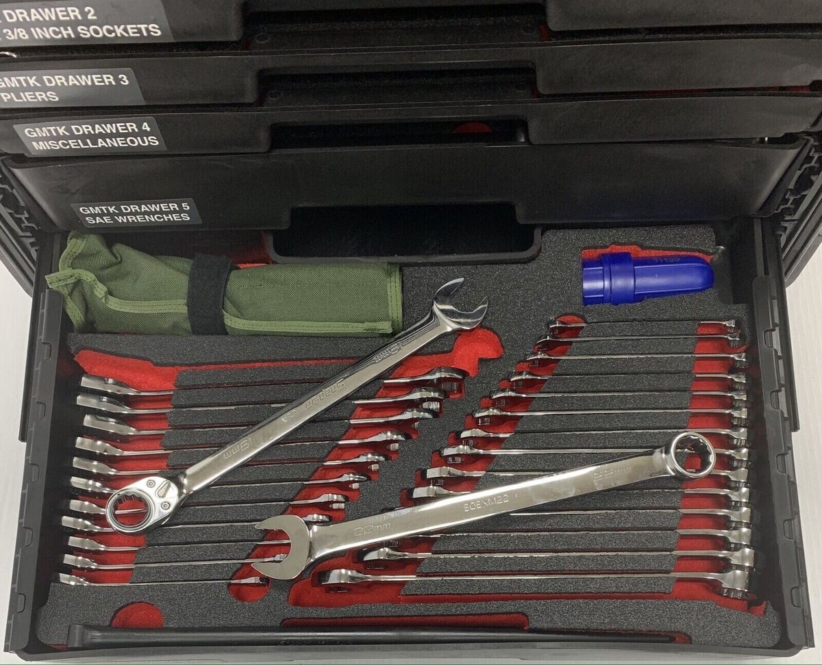 New Snap-on™ GMTK General Mechanic's Maintenance Military Tool Set Kit 6  Drawer