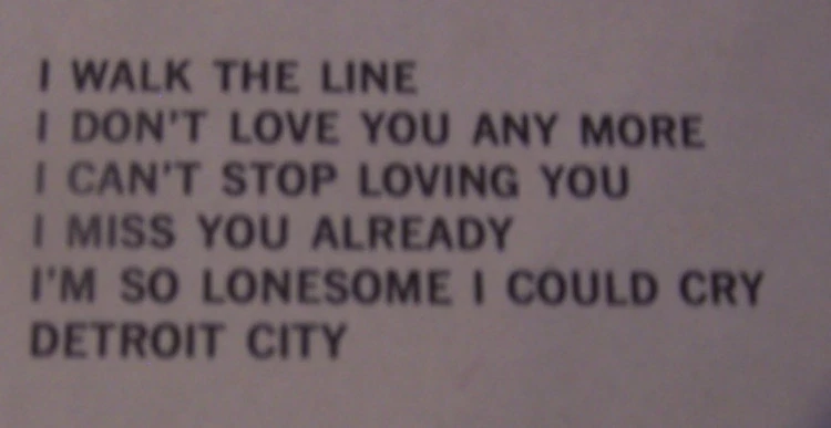 The Jordanaires "The Big Country Hits" MONO LP I WALK THE LINE ELVIS PRESLEY - Image 3 of 4