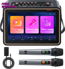 Smart Karaoke Machine with Lyrics Display 12.1 Inch IPS Touch Screen for Home