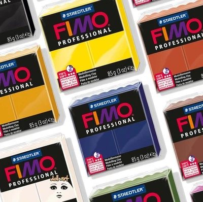 Fimo Professional Polymer Modelling Oven Bake Clay 85G - Over 20 Colours