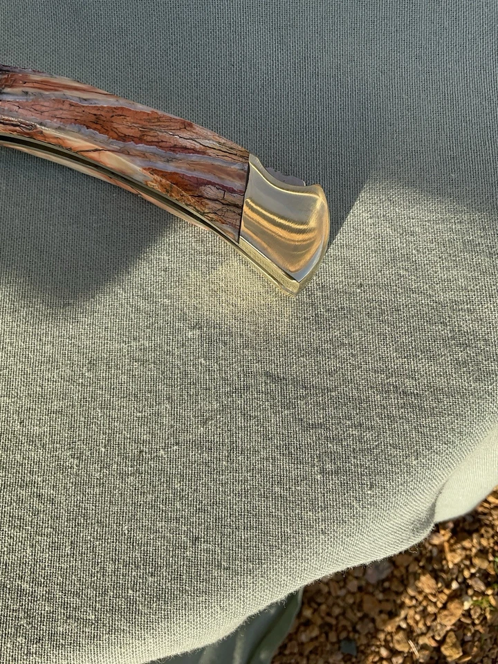 Buck Custom 110 Mammoth Molar Scales And File Work SN0044 - Image 4 of 4