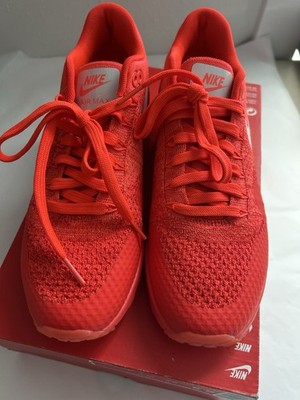Nike W Air Max 1 Ultra Flyknit Women 's Sneaker Orange 843387 602 Sz 8.5
