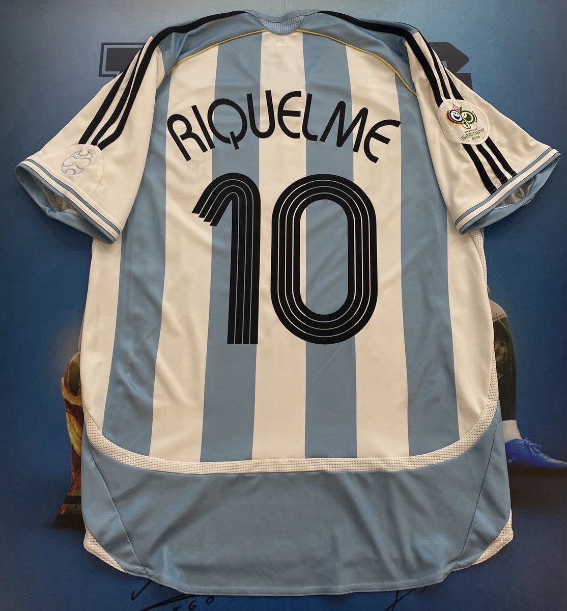 2006 Adidas ARGENTINA World Cup Match Issue Jersey Shirt