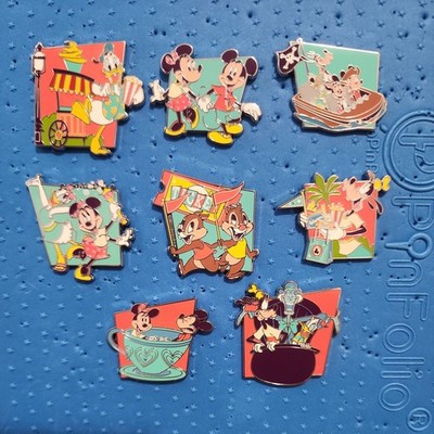 Disney Play In The Park Mystery Pins Complete Set