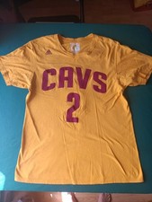 KYRIE IRVING 2011-17 Adidas NBA Cleveland Cavs Basketball T-Shirt Jersey Men’s L