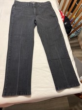 Lee Women's Jeans,Black,Classic Fit Straight Leg,Size 33/26.5. Stretch